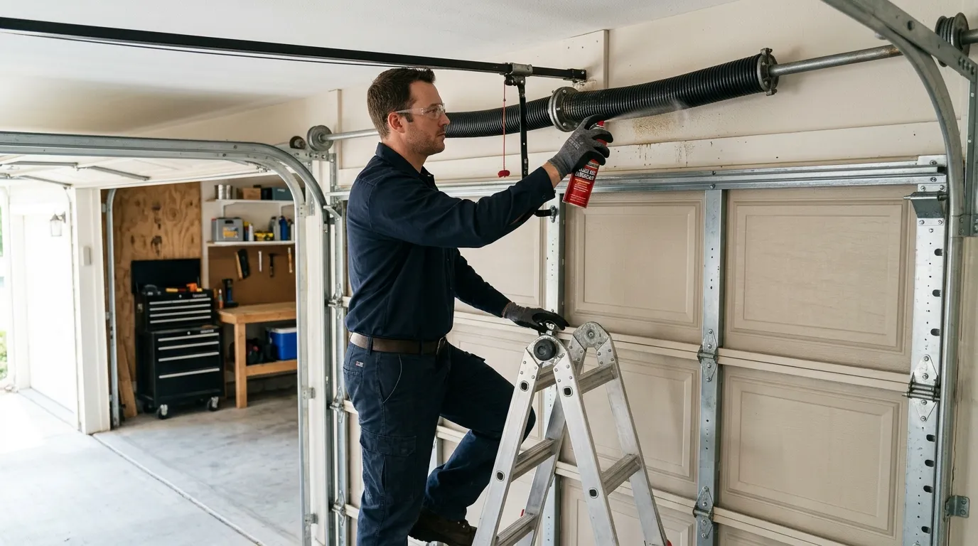 Repaired & tested - Jacksonville garage door service