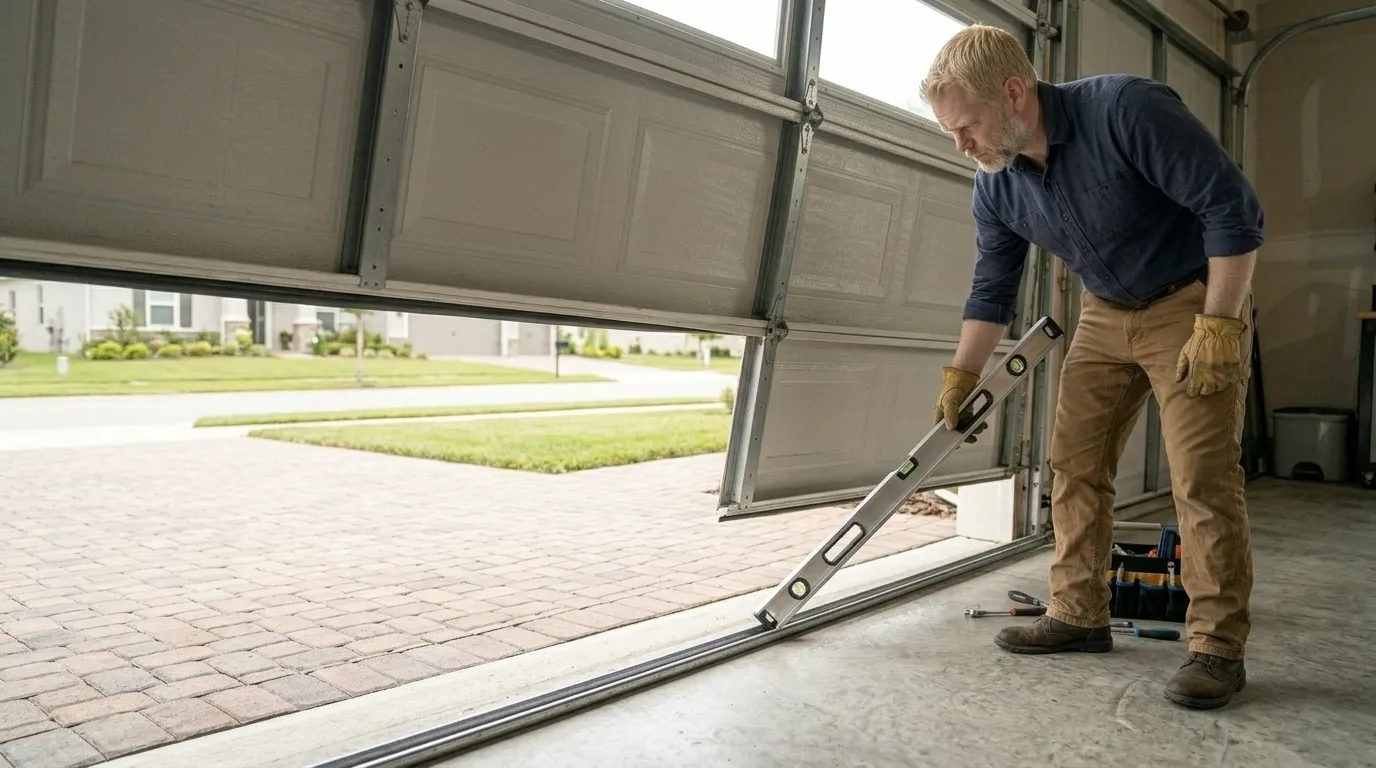 Repaired & tested - Jacksonville garage door service