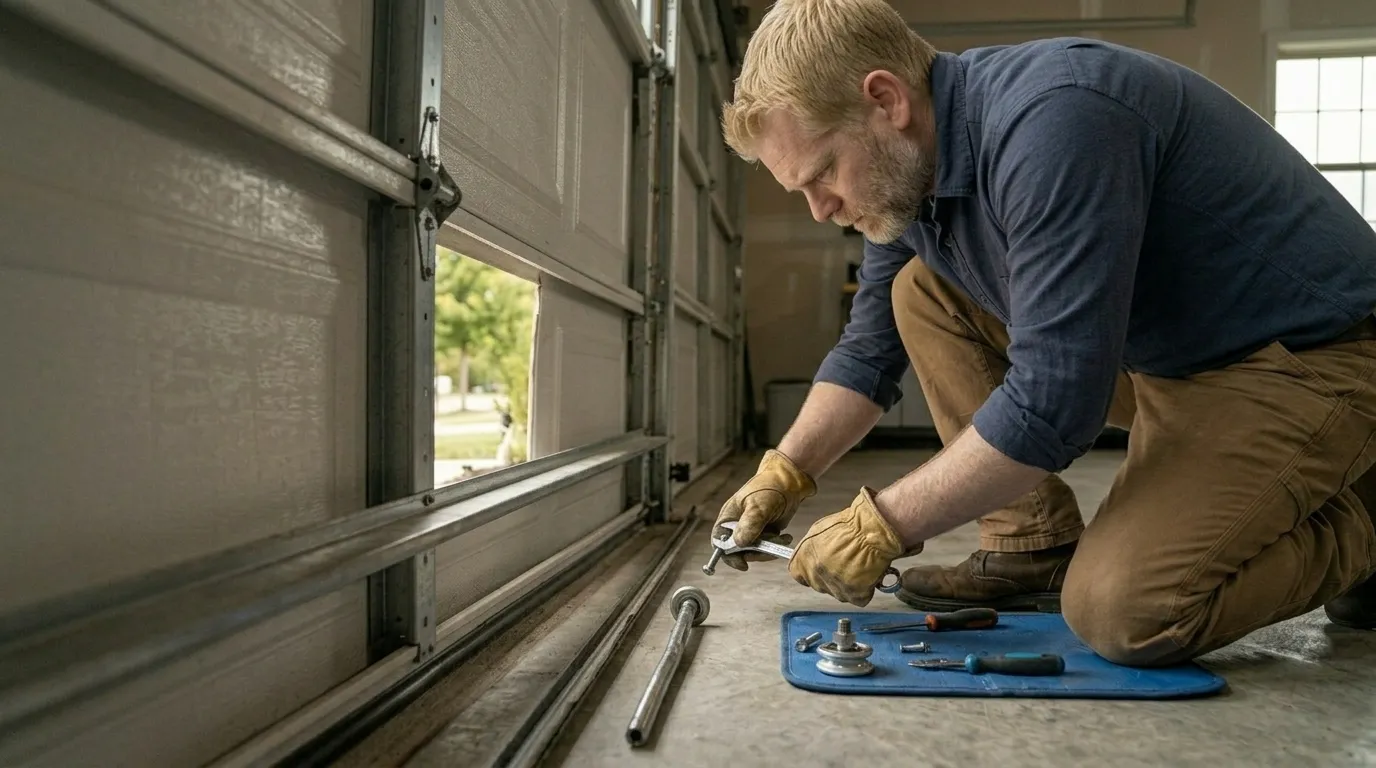 Repaired & tested - Jacksonville garage door service
