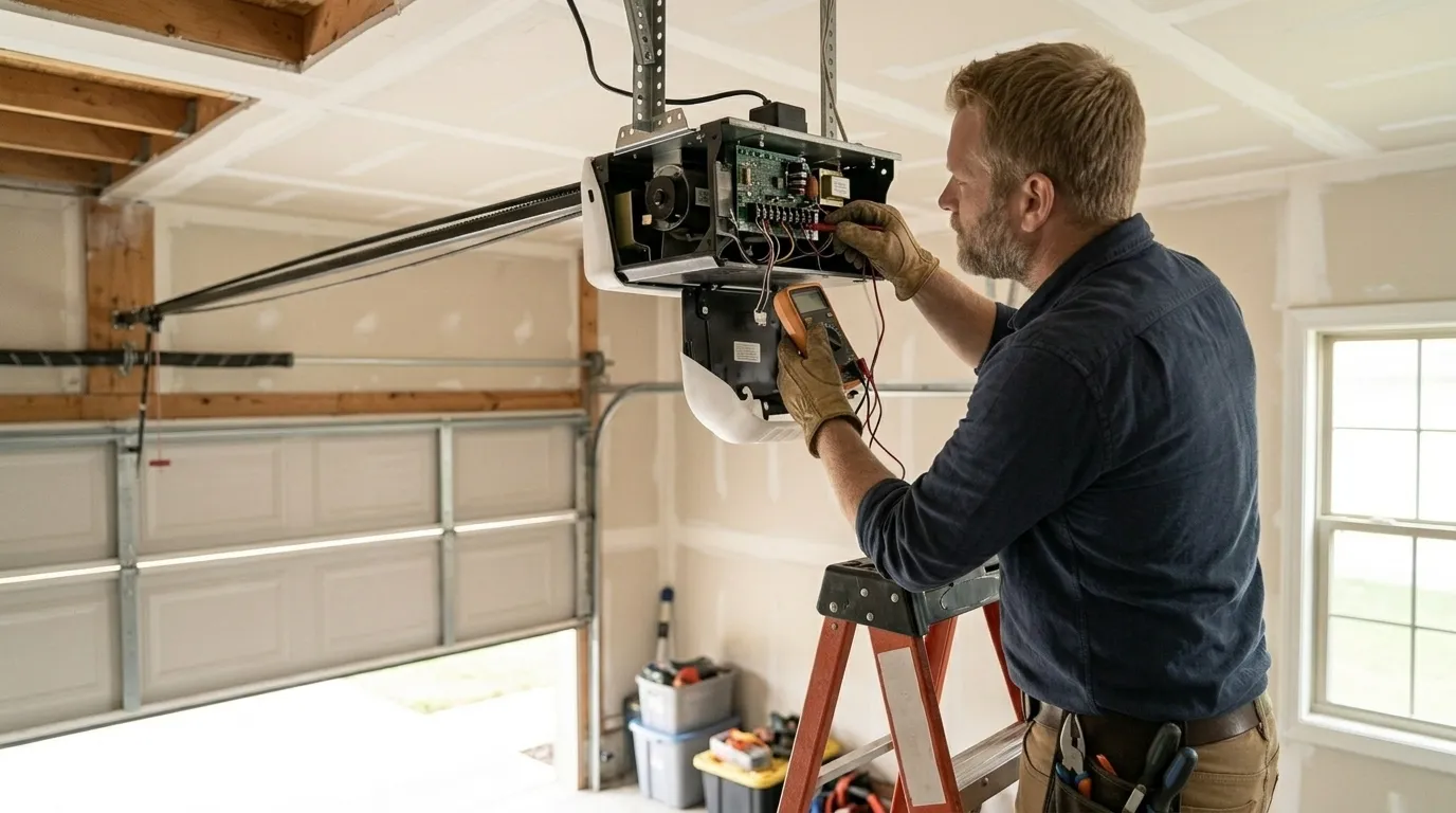 Repaired & tested - Jacksonville garage door service