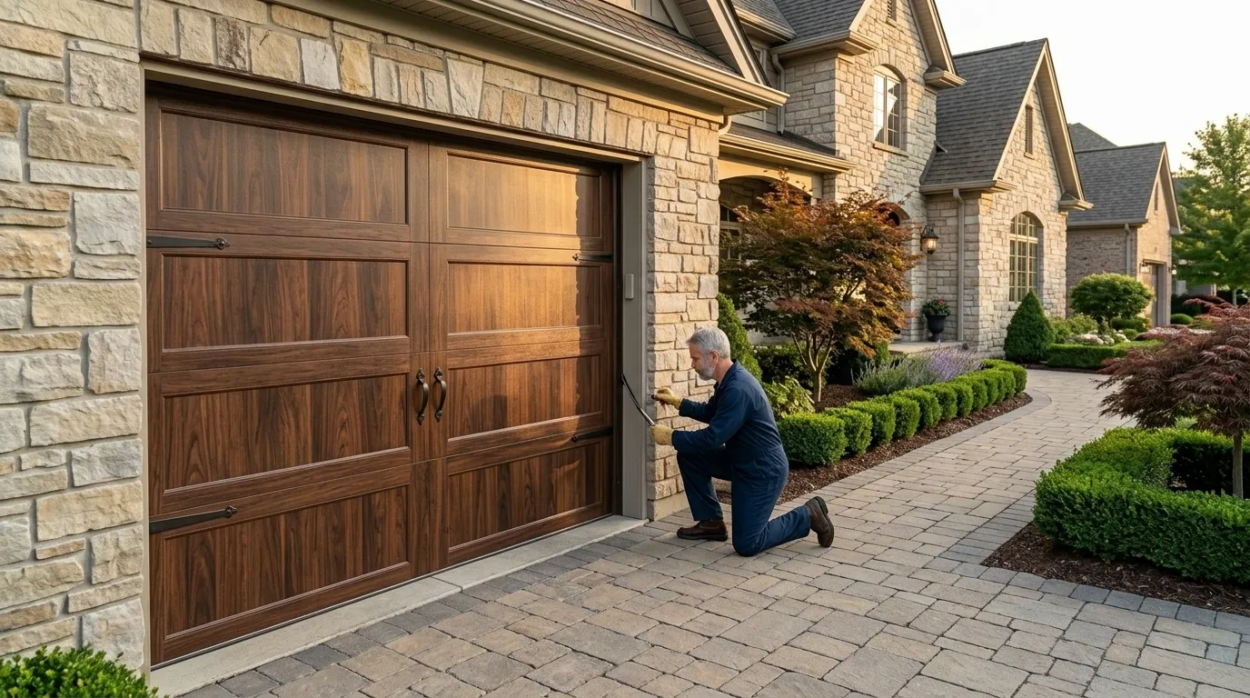 Repaired & tested - Jacksonville garage door service