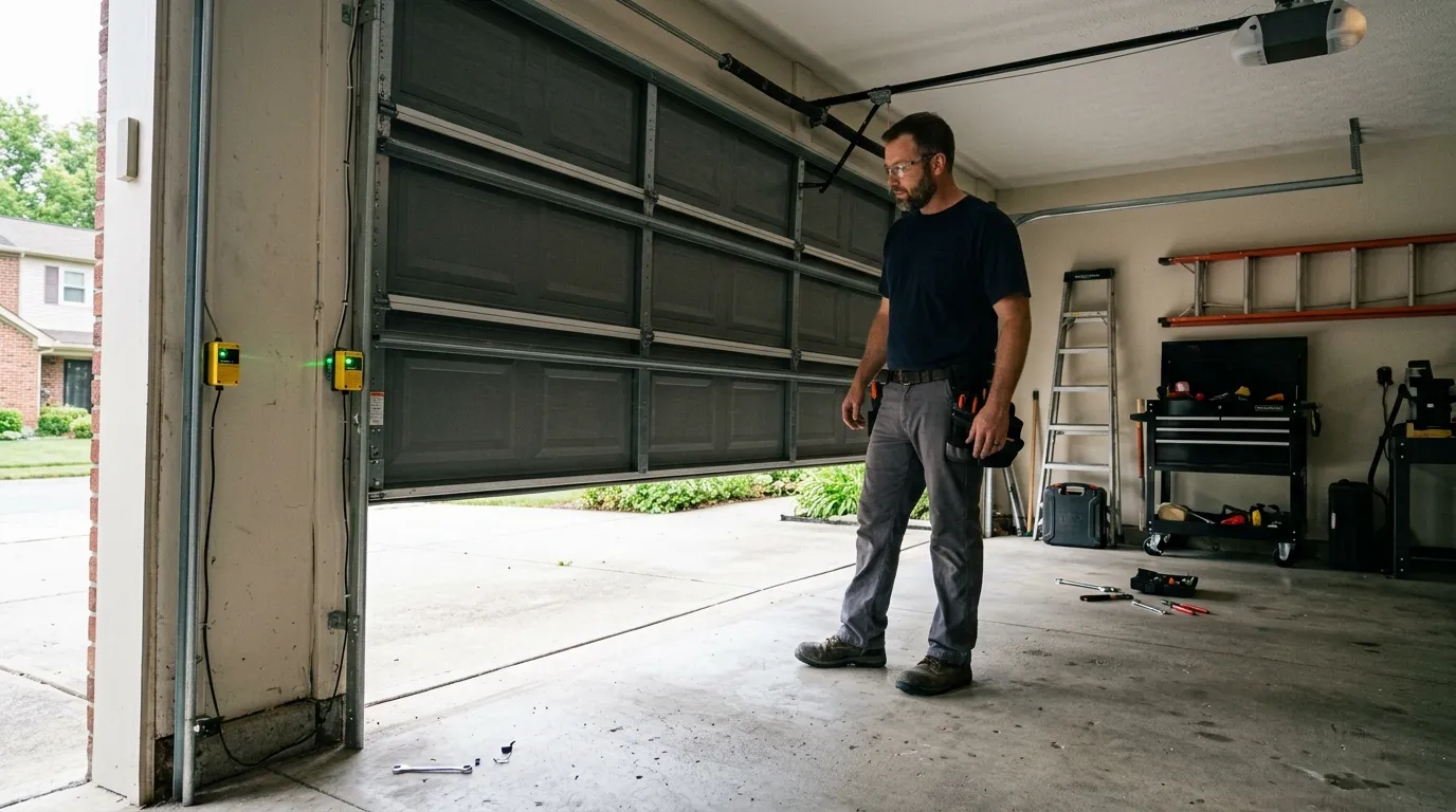 Repaired & tested - Jacksonville garage door service