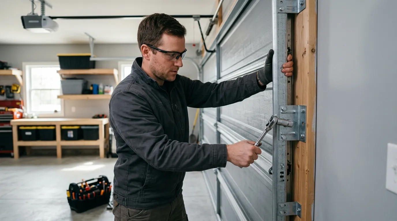 Repaired & tested - Jacksonville garage door service