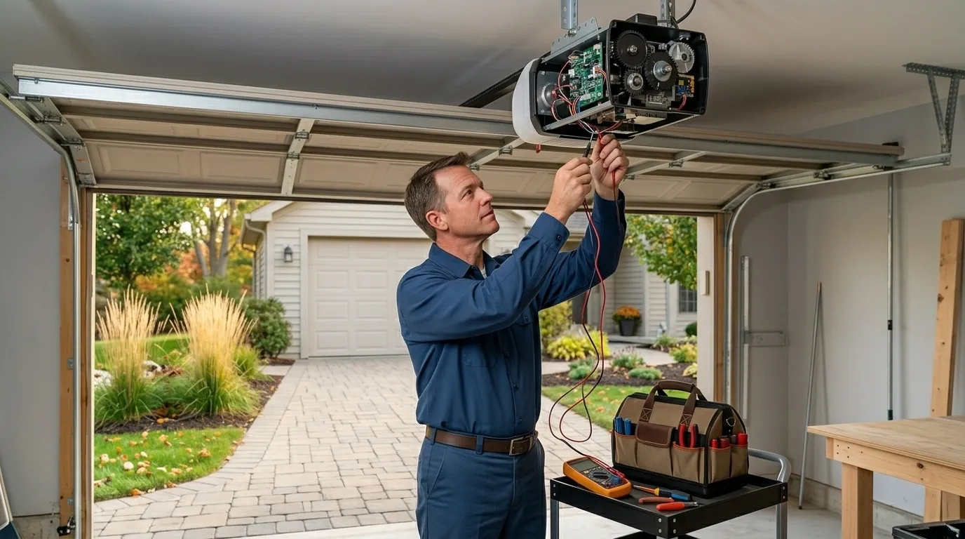 Raised panel garage door