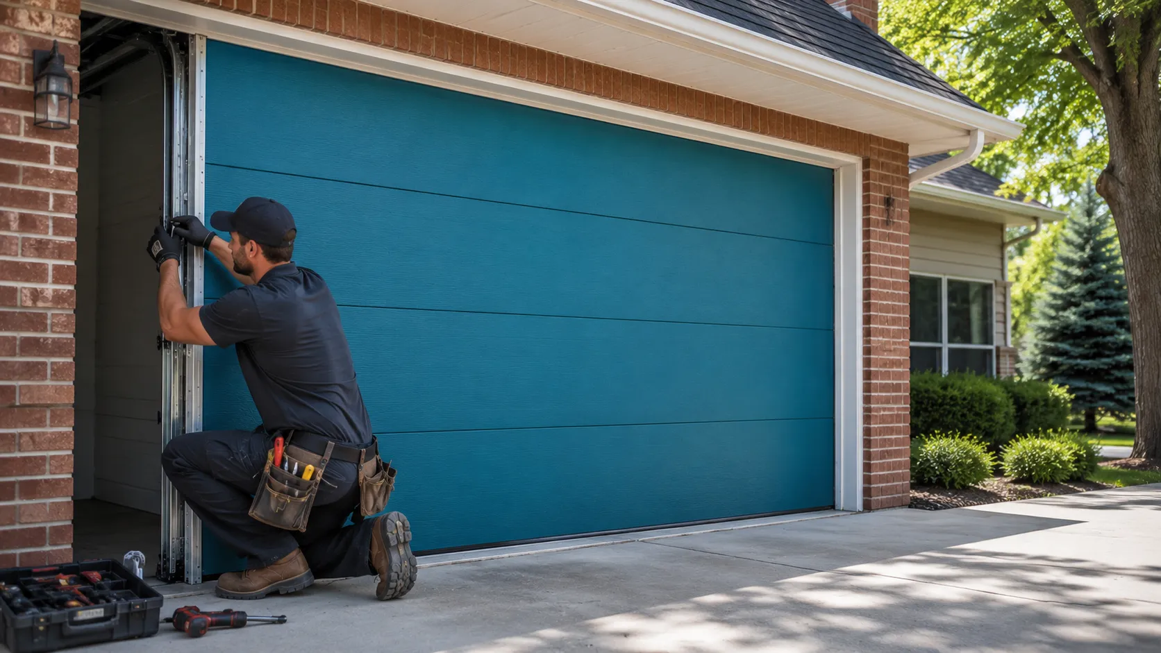 Garage Door Work for Commonwealth Homes